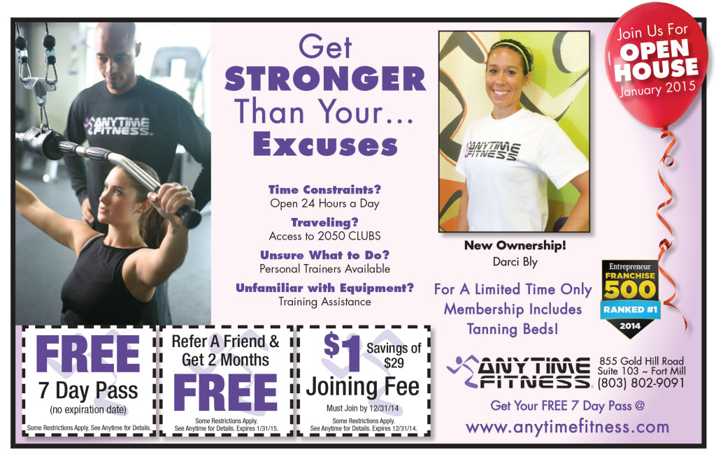 monthly cost anytime fitness